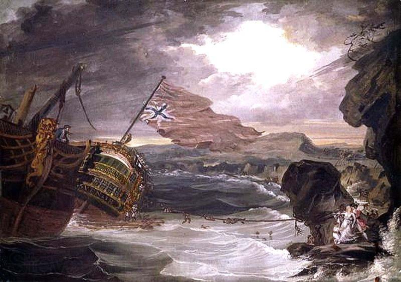 unknow artist Oil painting of the East Indiaman